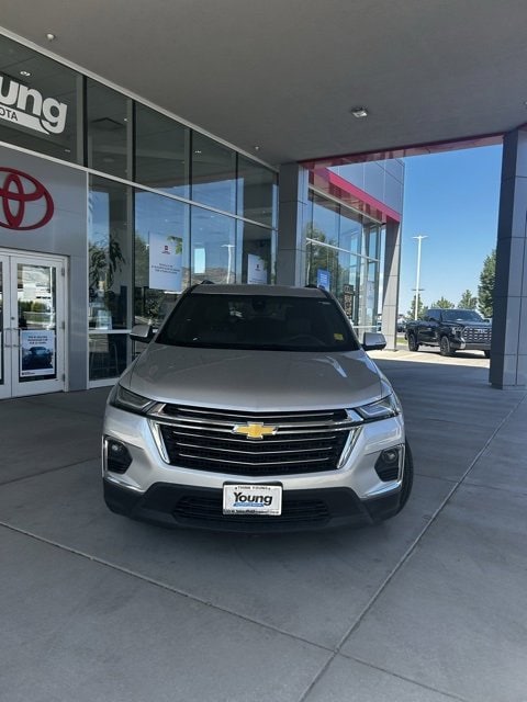 Used 2022 Chevrolet Traverse 3LT with VIN 1GNEVHKW7NJ149893 for sale in Logan, UT