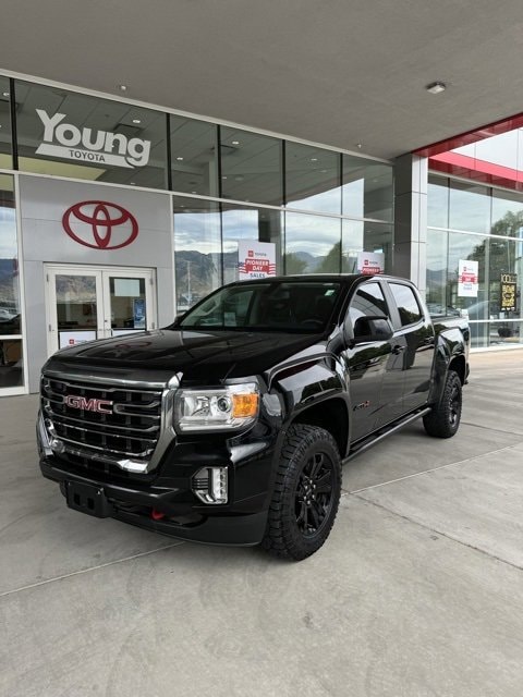 Used 2022 GMC Canyon AT4 with VIN 1GTG6FENXN1290690 for sale in Logan, UT