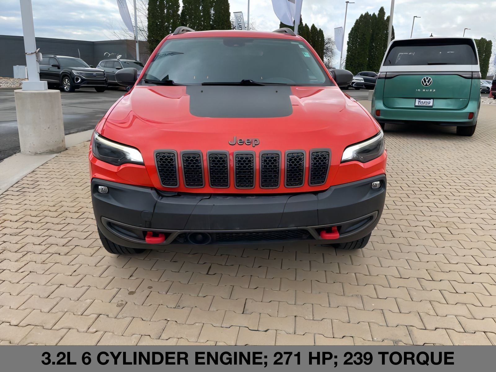 Used 2021 Jeep Cherokee Trailhawk with VIN 1C4PJMBX7MD176989 for sale in Layton, UT