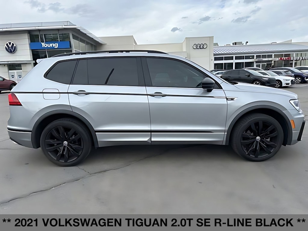 Used 2021 Volkswagen Tiguan 2.0T SE R-Line Black
