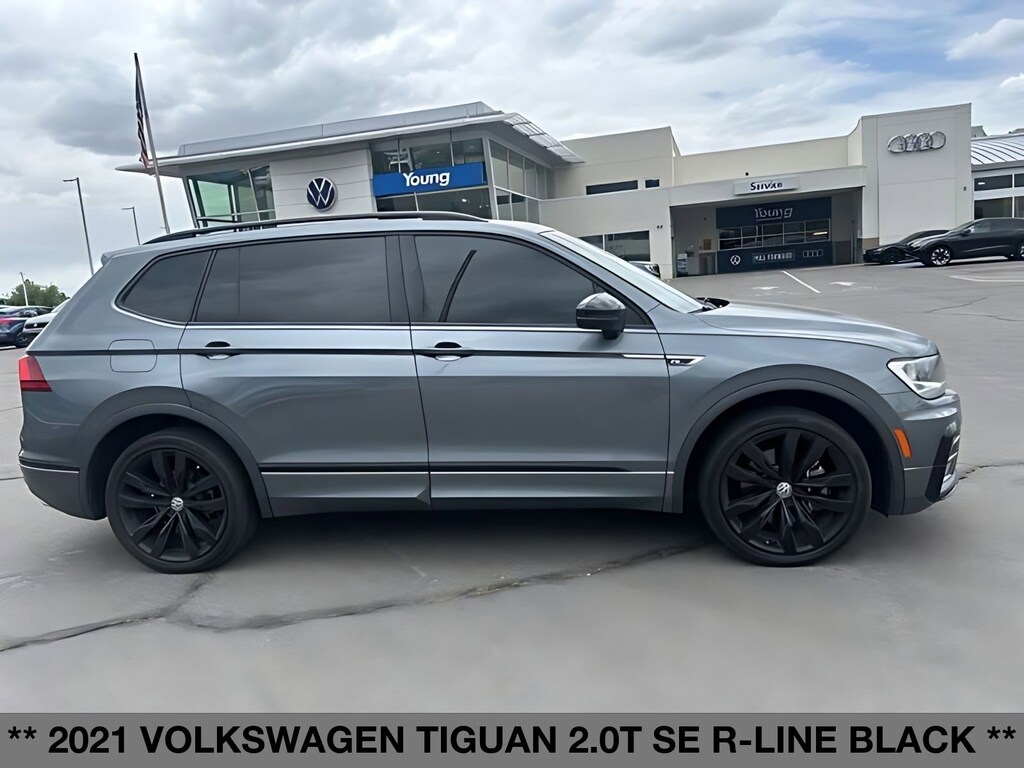 Used 2021 Volkswagen Tiguan 2.0T SE R-Line Black