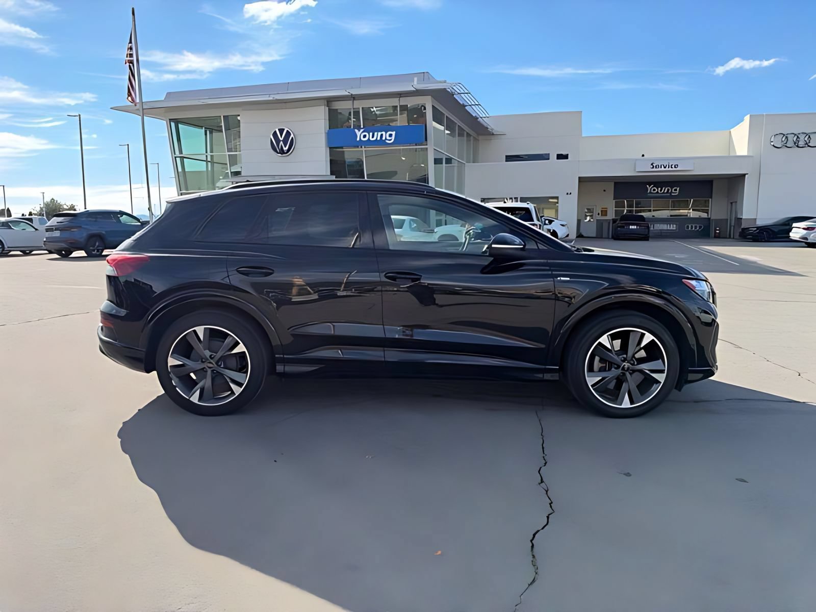 Used 2024 Audi Q4 e-tron Premium Plus with VIN WA1LUBFZ8RP052896 for sale in Layton, UT