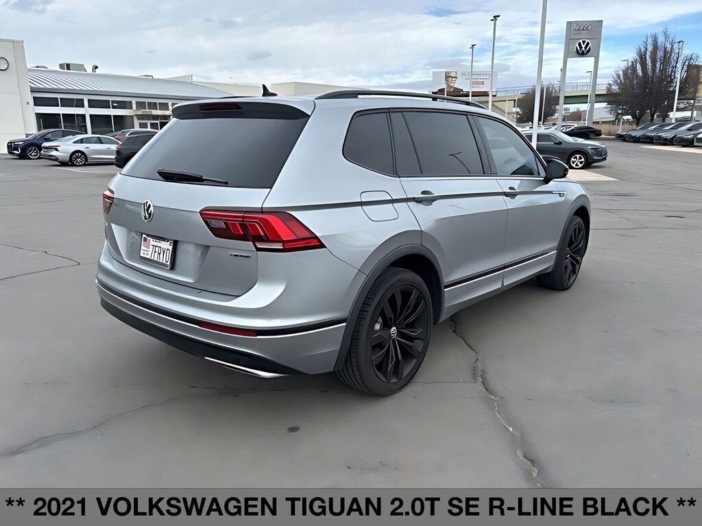 Used 2021 Volkswagen Tiguan 2.0T SE R-Line Black