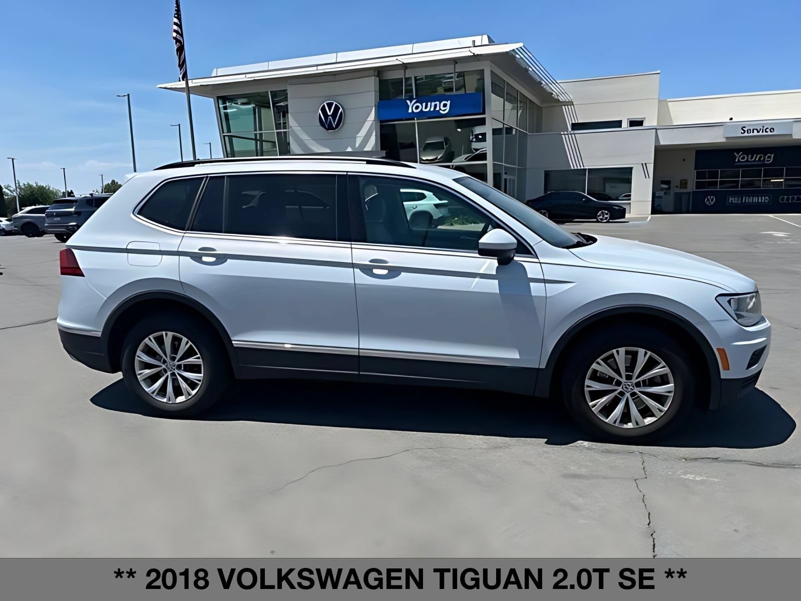 Used 2018 Volkswagen Tiguan SE with VIN 3VV2B7AX9JM159171 for sale in Layton, UT