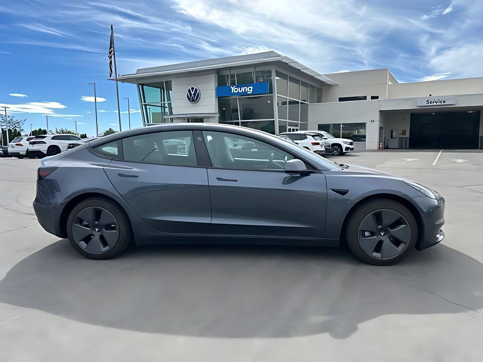 Used 2023 Tesla Model 3 Base with VIN 5YJ3E1EA3PF481413 for sale in Layton, UT