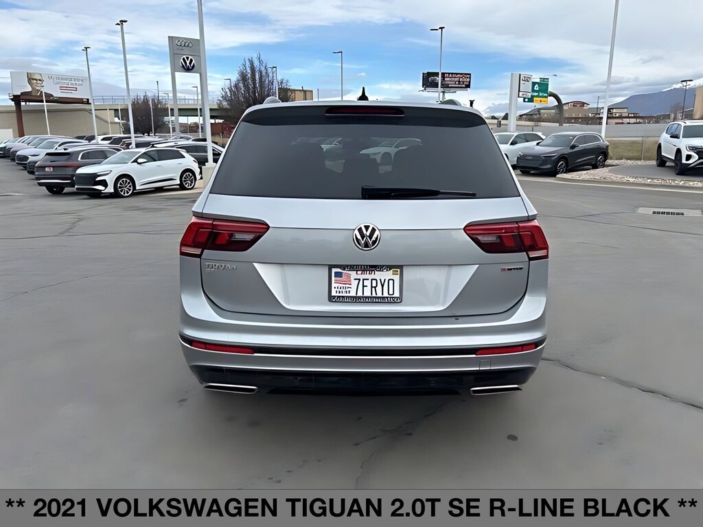 Used 2021 Volkswagen Tiguan 2.0T SE R-Line Black
