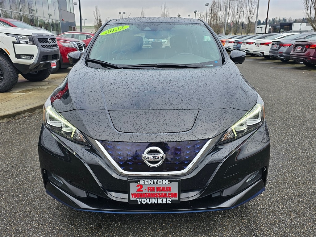 Certified 2022 Nissan LEAF SL Plus with VIN 1N4BZ1DV3NC554333 for sale in Renton, WA