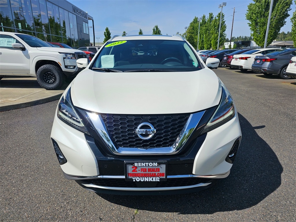 Certified 2022 Nissan Murano Platinum with VIN 5N1AZ2DS0NC107374 for sale in Renton, WA