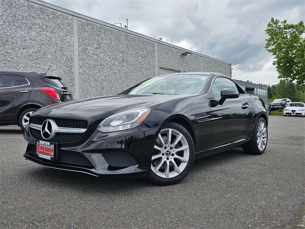Used 2018 Mercedes-Benz SLC Roadster SLC300 with VIN WDDPK3JA4JF155186 for sale in Renton, WA