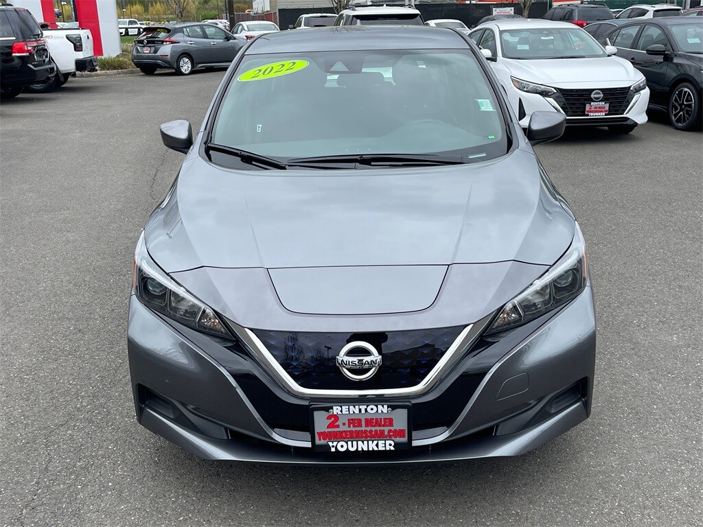 Certified 2022 Nissan LEAF S with VIN 1N4AZ1BVXNC555252 for sale in Renton, WA