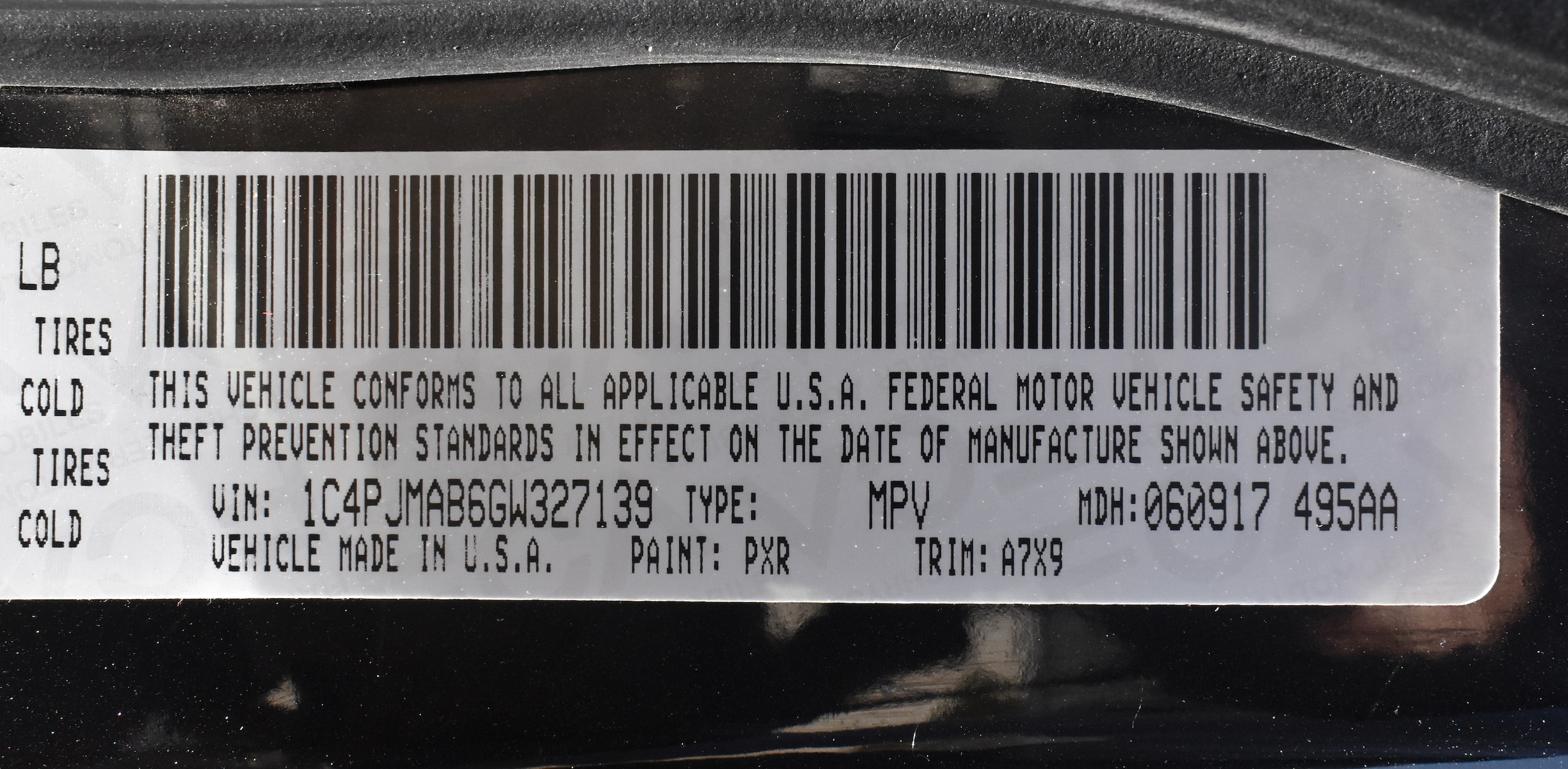 1C4PJMAB6GW327139