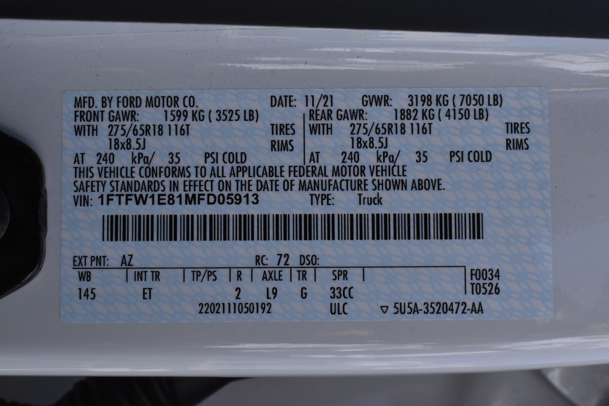 2021 Ford F-150 photo 2