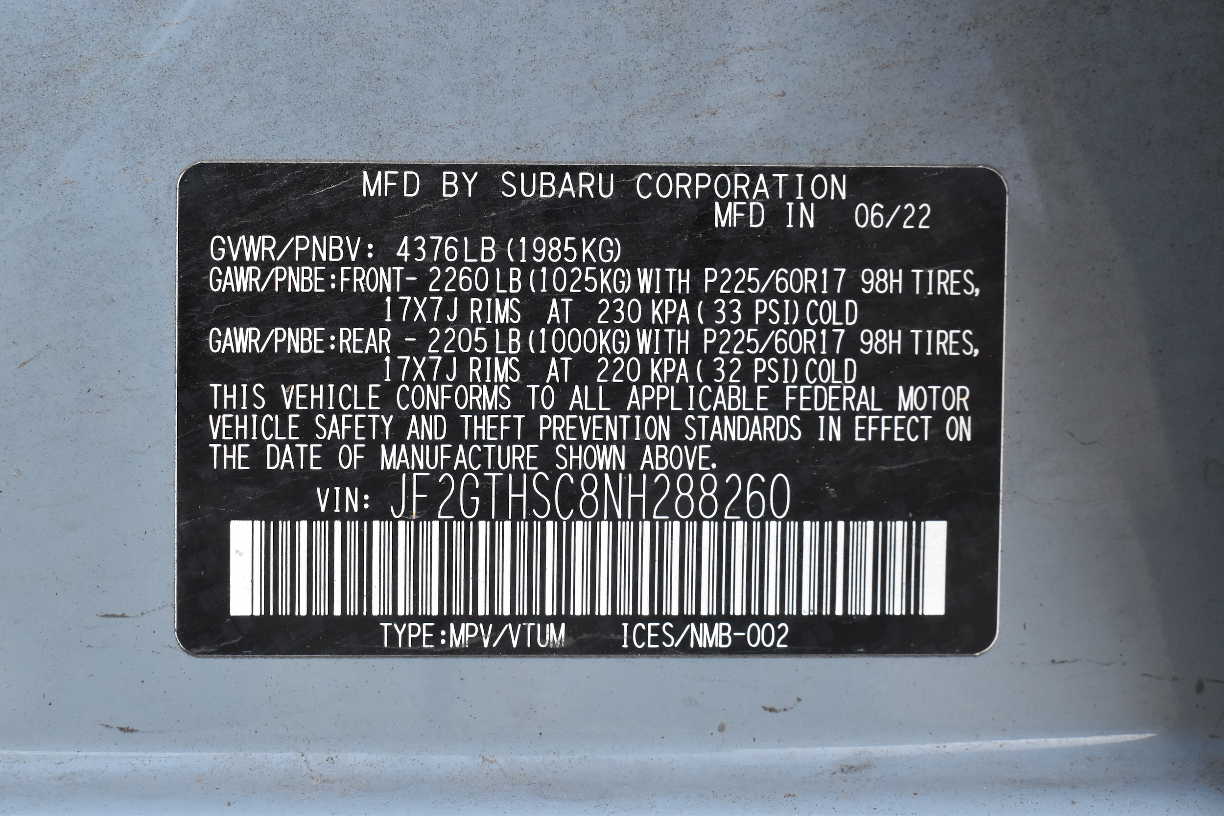 Used 2022 Subaru Crosstrek Sport with VIN JF2GTHSC8NH288260 for sale in Yreka, CA