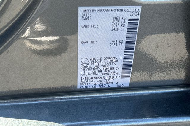 2025 Nissan Altima SV - Photo 23