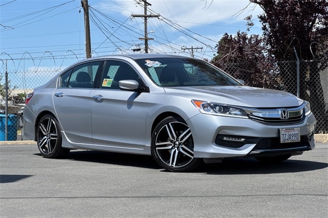 Used 2017 Honda Accord Sport with VIN 1HGCR2F51HA239811 for sale in Yuba City, CA