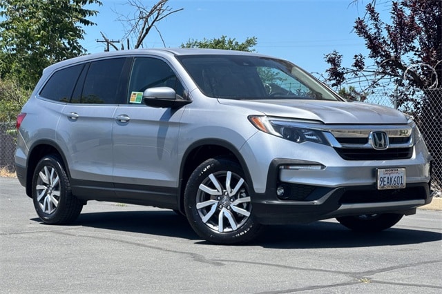 Used 2022 Honda Pilot EX-L with VIN 5FNYF5H50NB037735 for sale in Yuba City, CA
