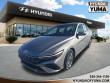 New 2026 Hyundai Elantra Hybrid Blue Sedan