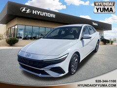 2026 Hyundai Elantra Hybrid Blue Sedan