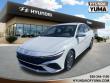 New 2026 Hyundai Elantra Hybrid Blue Sedan