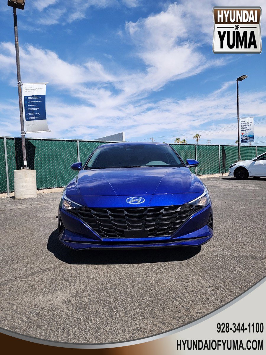 Certified 2022 Hyundai Elantra SEL with VIN KMHLS4AG1NU347438 for sale in Yuma, AZ