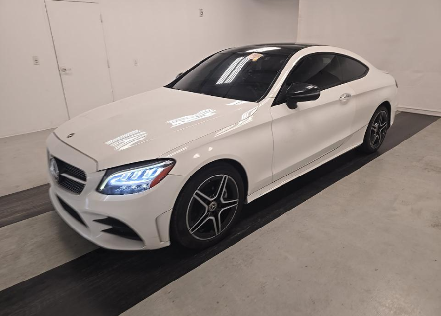 White 2021 Mercedes-Benz C-Class Sedan All-Wheel Drive 9-Speed Automatic