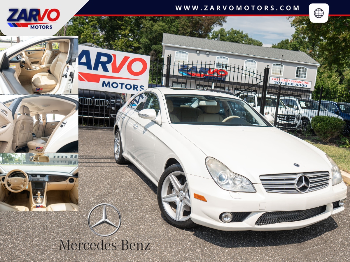 White 2008 Mercedes-Benz CLS Sedan Rear-Wheel Drive 7-Speed Automatic