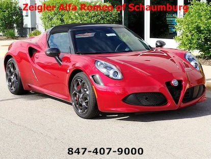 New 18 Alfa Romeo 4c Spider For Sale At Zeigler Automotive Group Vin Zarbaab43jm