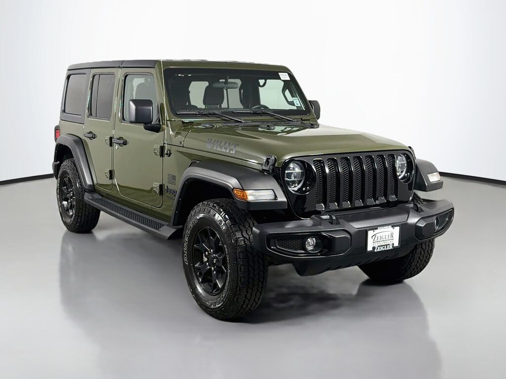 Used 2021 Jeep Wrangler Unlimited Willys SUV