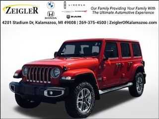 Used 2021 Jeep Wrangler Unlimited Sahara SUV for sale in Grandville