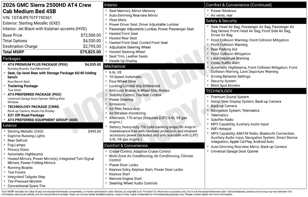 2026 GMC Sierra 2500HD AT4 - Photo 55