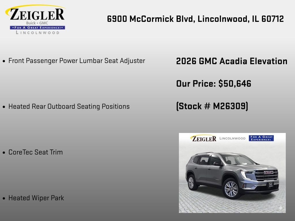 2026 GMC Acadia Elevation - Photo 24