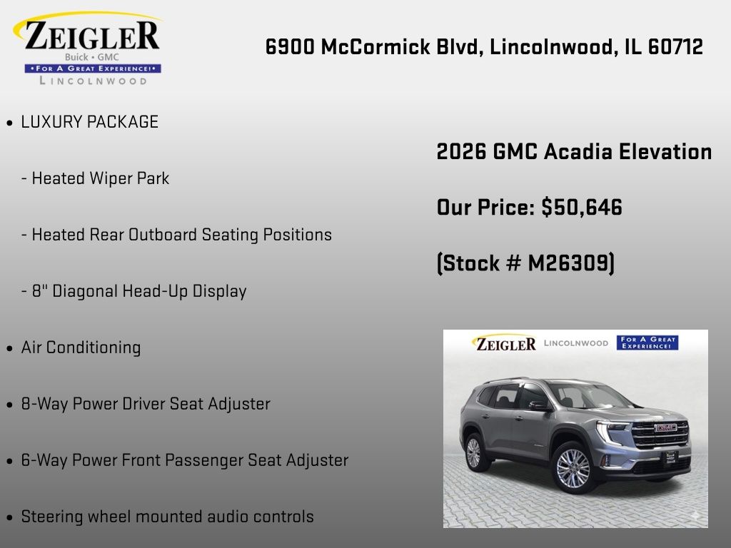 2026 GMC Acadia Elevation - Photo 12