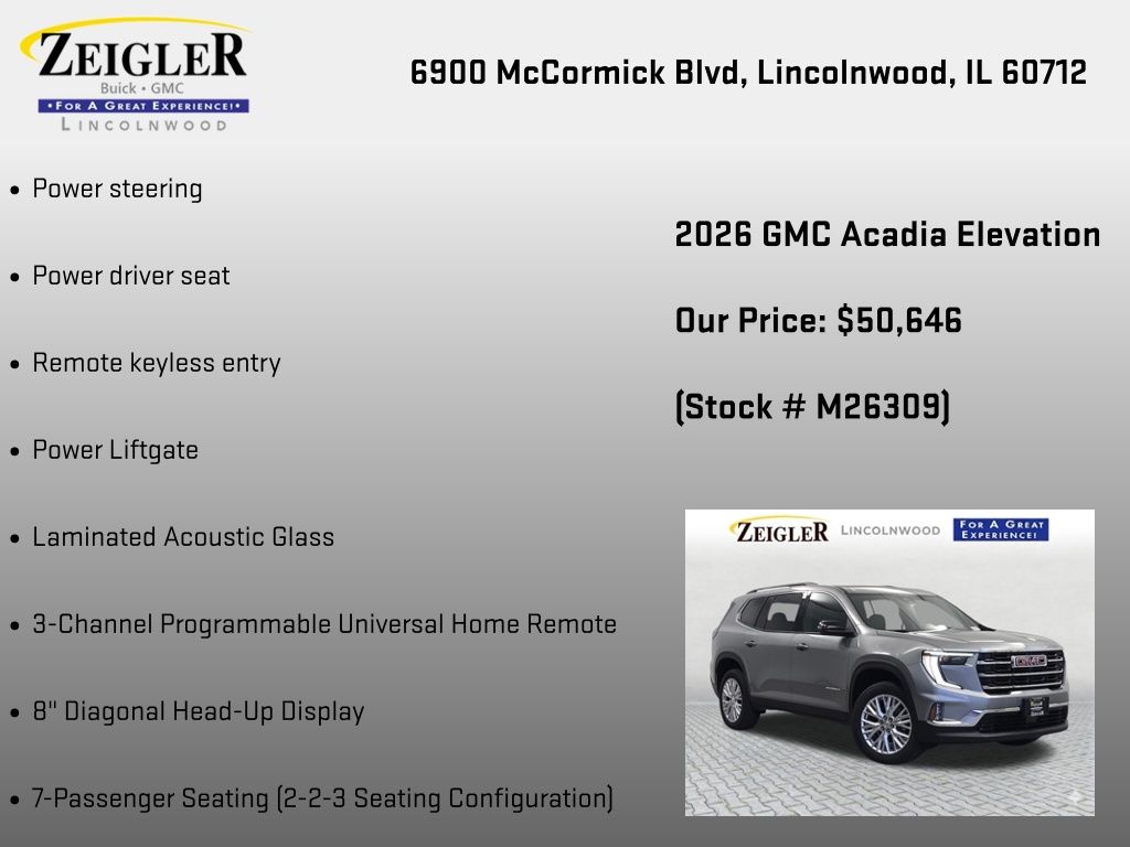 2026 GMC Acadia Elevation - Photo 18