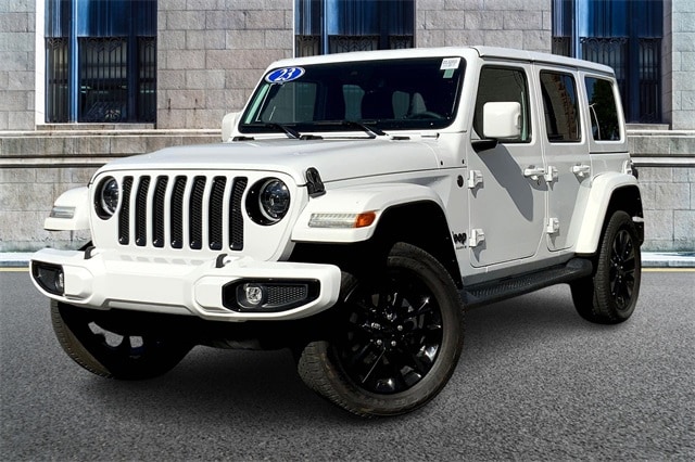 Used 2023 Jeep Wrangler 4-Door High Altitude with VIN 1C4HJXEGXPW631117 for sale in Downers Grove, IL