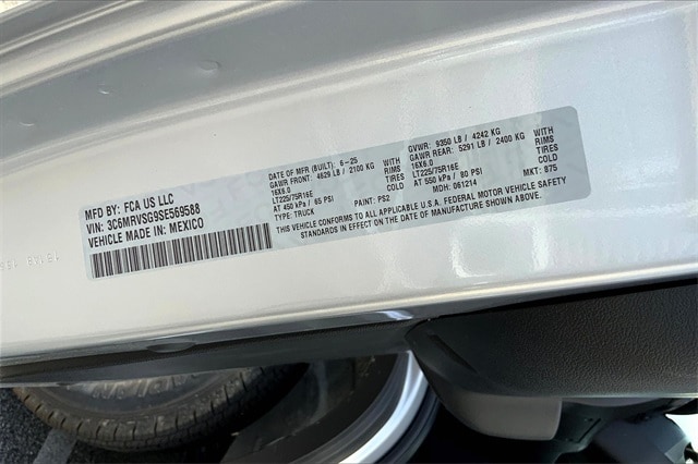 2025 RAM PROMASTER 3500 - Image 13