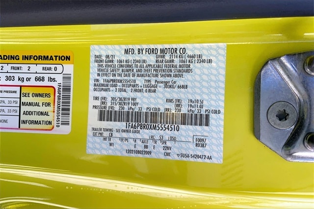 2021 FORD MUSTANG - Image 29