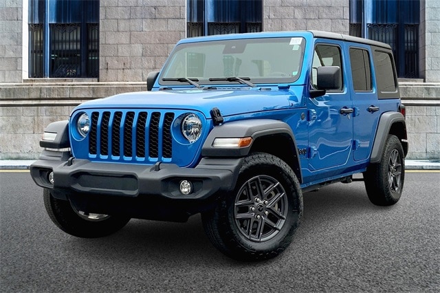 Used 2024 Jeep Wrangler 4-Door Sport S with VIN 1C4PJXDN6RW156838 for sale in Downers Grove, IL