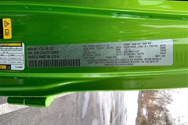 2026 JEEP GLADIATOR - Image 13