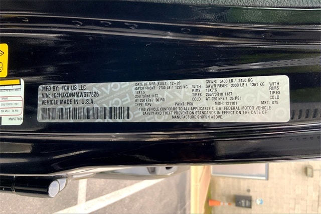 2021 JEEP WRANGLER - Image 31