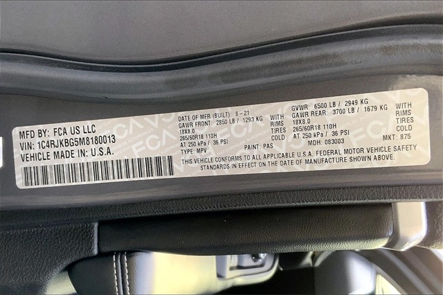 2021 JEEP GRAND CHEROKEE L - Image 32