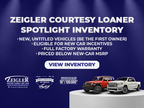 Courtesy loaner vehicle selection