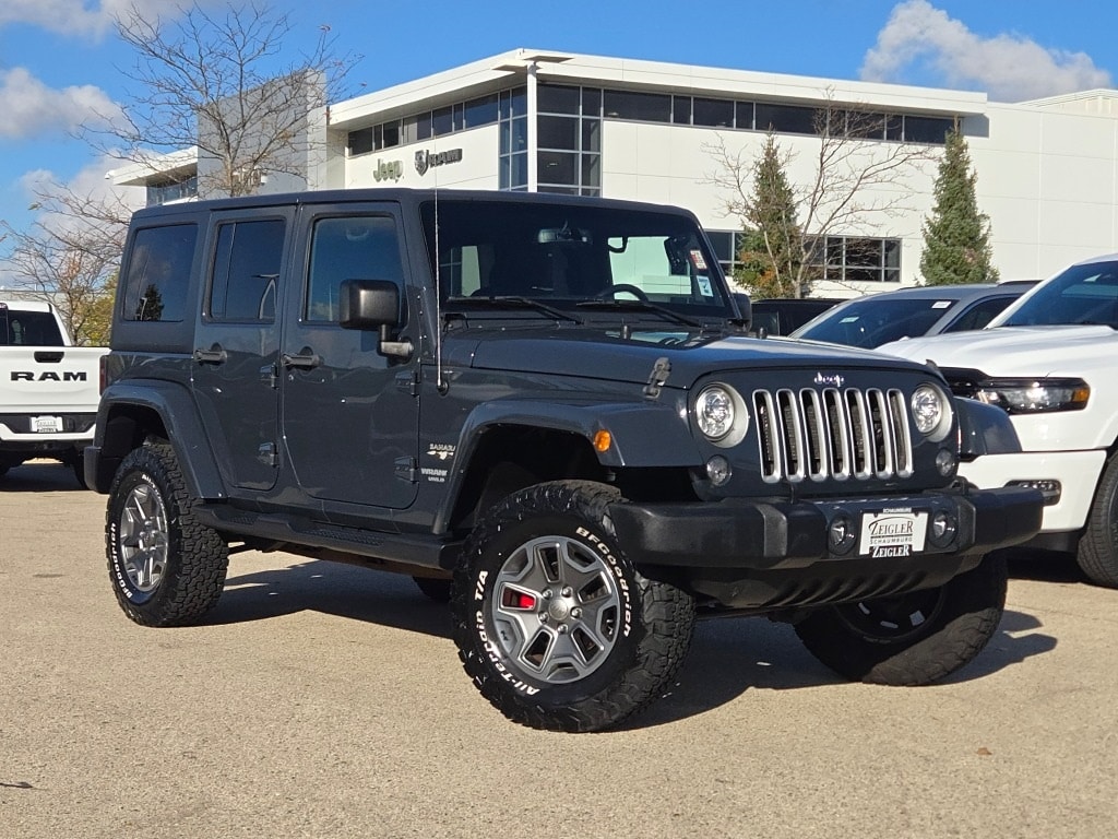 Used 2017 Jeep Wrangler JK Unlimited Sahara 4x4 SUV