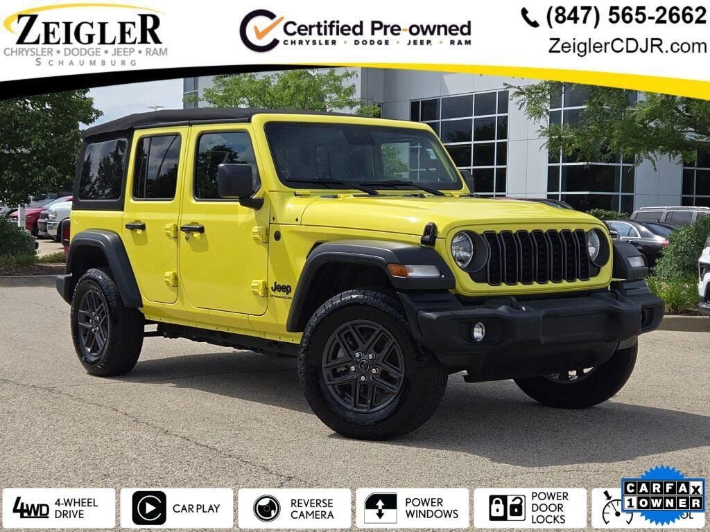 Certified 2024 Jeep Wrangler Sport SUV