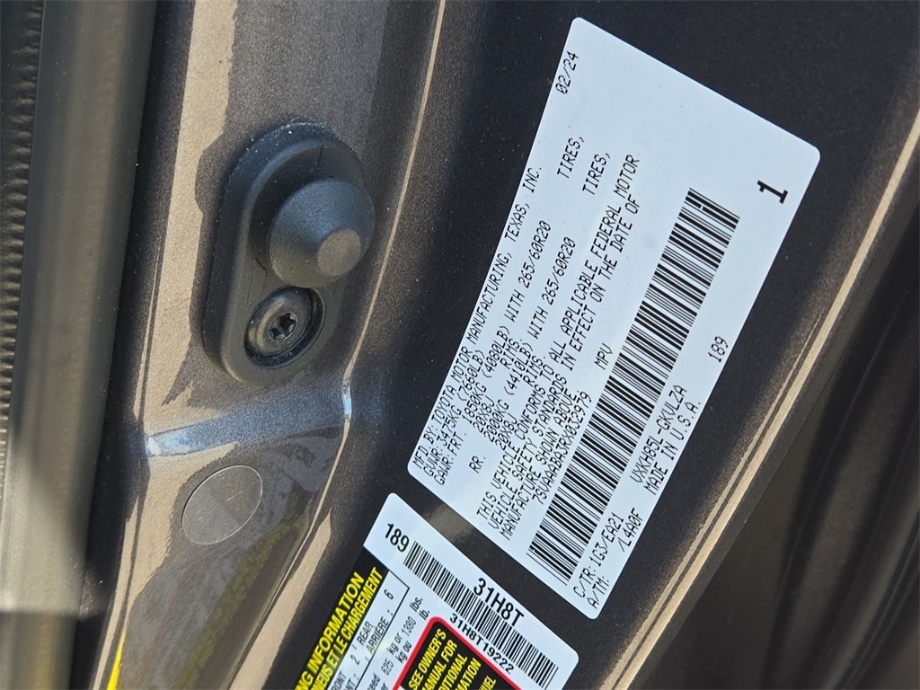 2024 TOYOTA SEQUOIA - Image 34