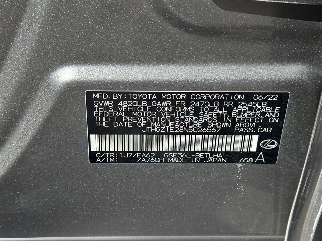 2022 LEXUS IS - Image 40