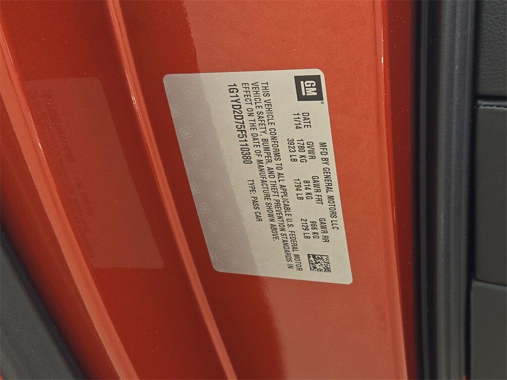 2015 CHEVROLET CORVETTE - Image 37