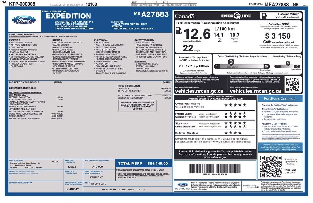 Used 2021 Ford Expedition King Ranch