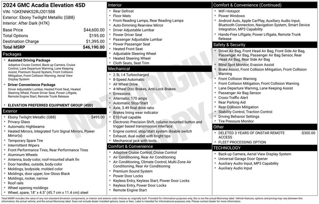 2024 GMC Acadia Elevation - Photo 18