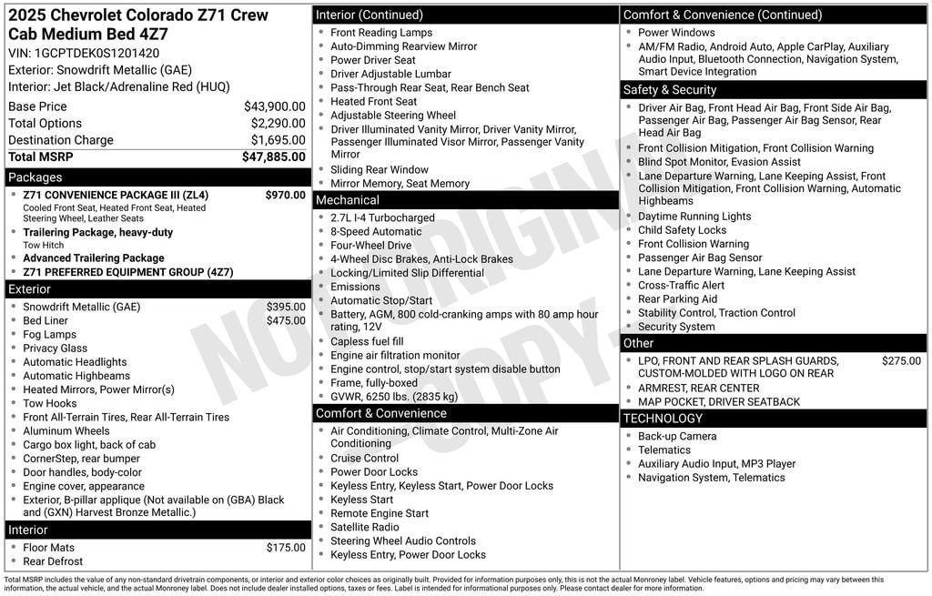 2025 Chevrolet Colorado Z71 - Photo 32