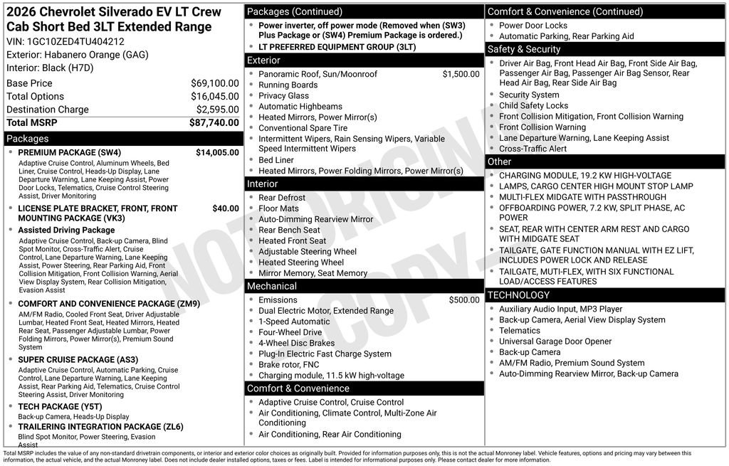 2026 Chevrolet Silverado EV LT - Photo 36
